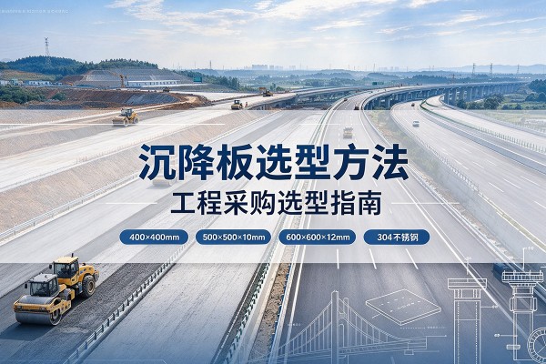 陵水沉降板选择方法