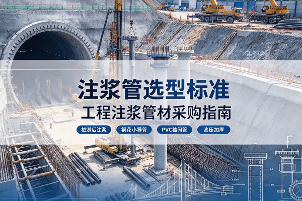 陵水注浆管选型标准