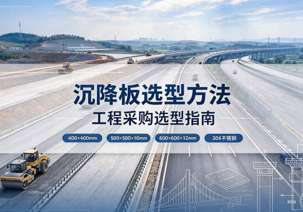 陵水沉降板选择方法